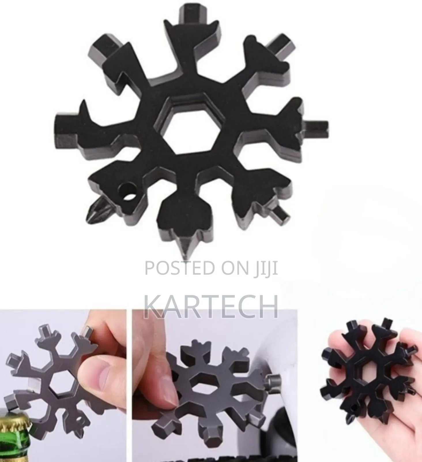 18 in 1 Hand Tool Unique Snowflake Design