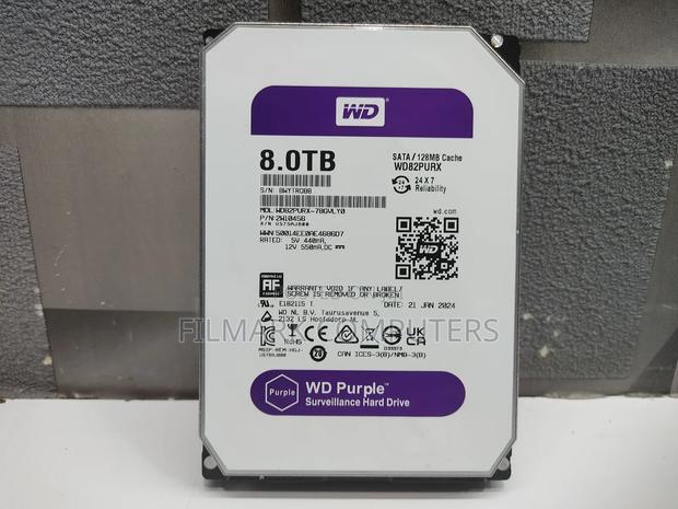Wd Purple 8tb Surveillance Cctv Hard Disk Drive