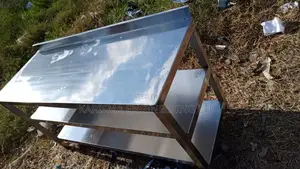 Double Undershelves Working Table Top