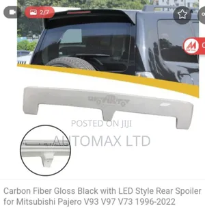 V93,V97,V73 Mitsubishi Pajero, Rear Roof Spoiler With Led