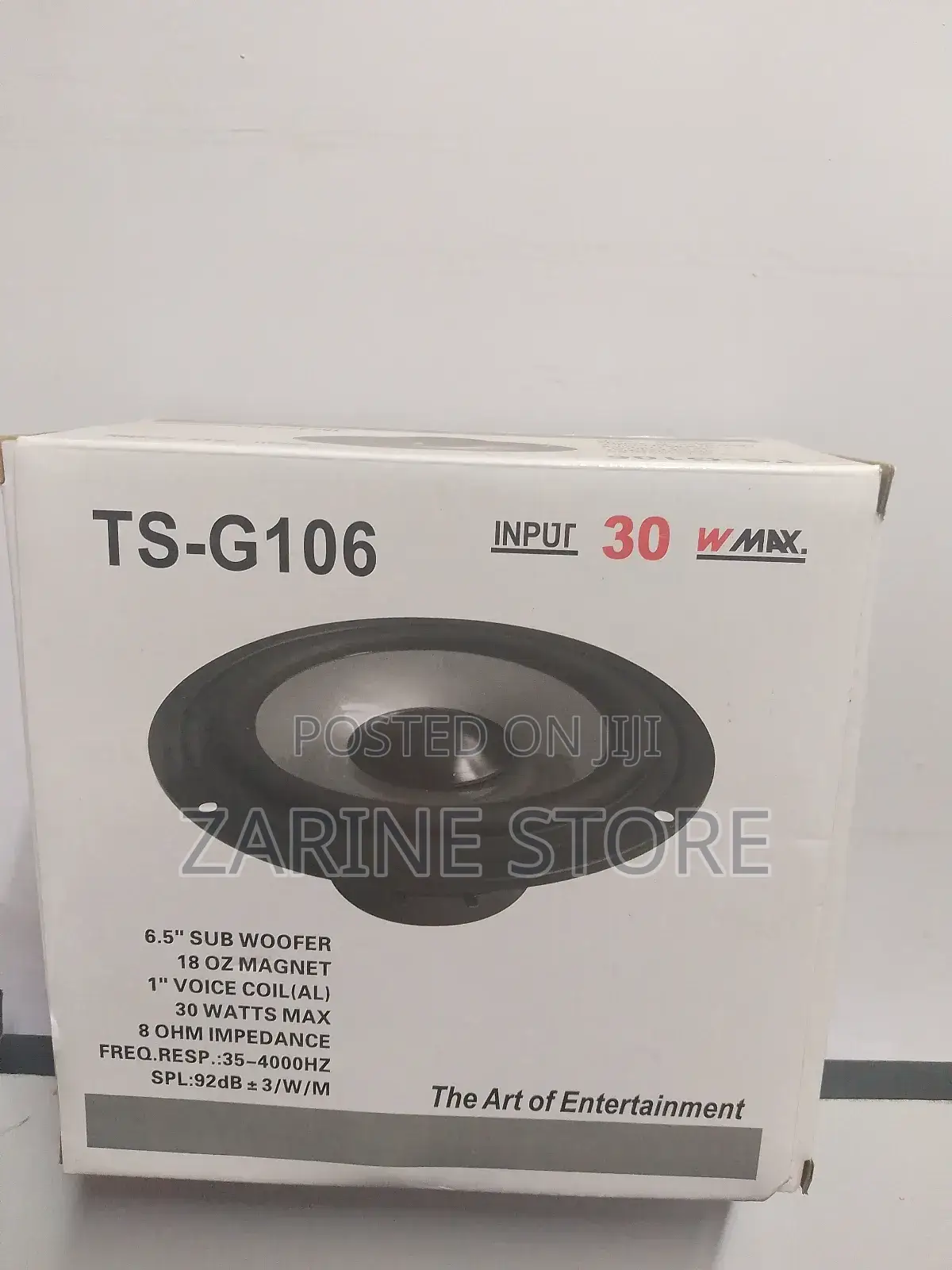 Ts-G106 6.5 Inch Sub Woofer 30watts 18oz Magnet
