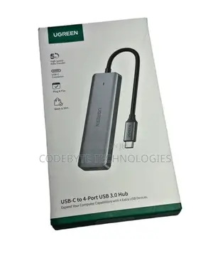 `UGREEN USB-C to USB 3.0 Hub (3 Ports) + Gigabit Ethernet`