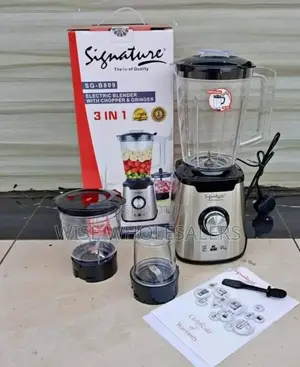 Signature 3-in-1 Blender With Chopper And Grinder ••°°✓✓