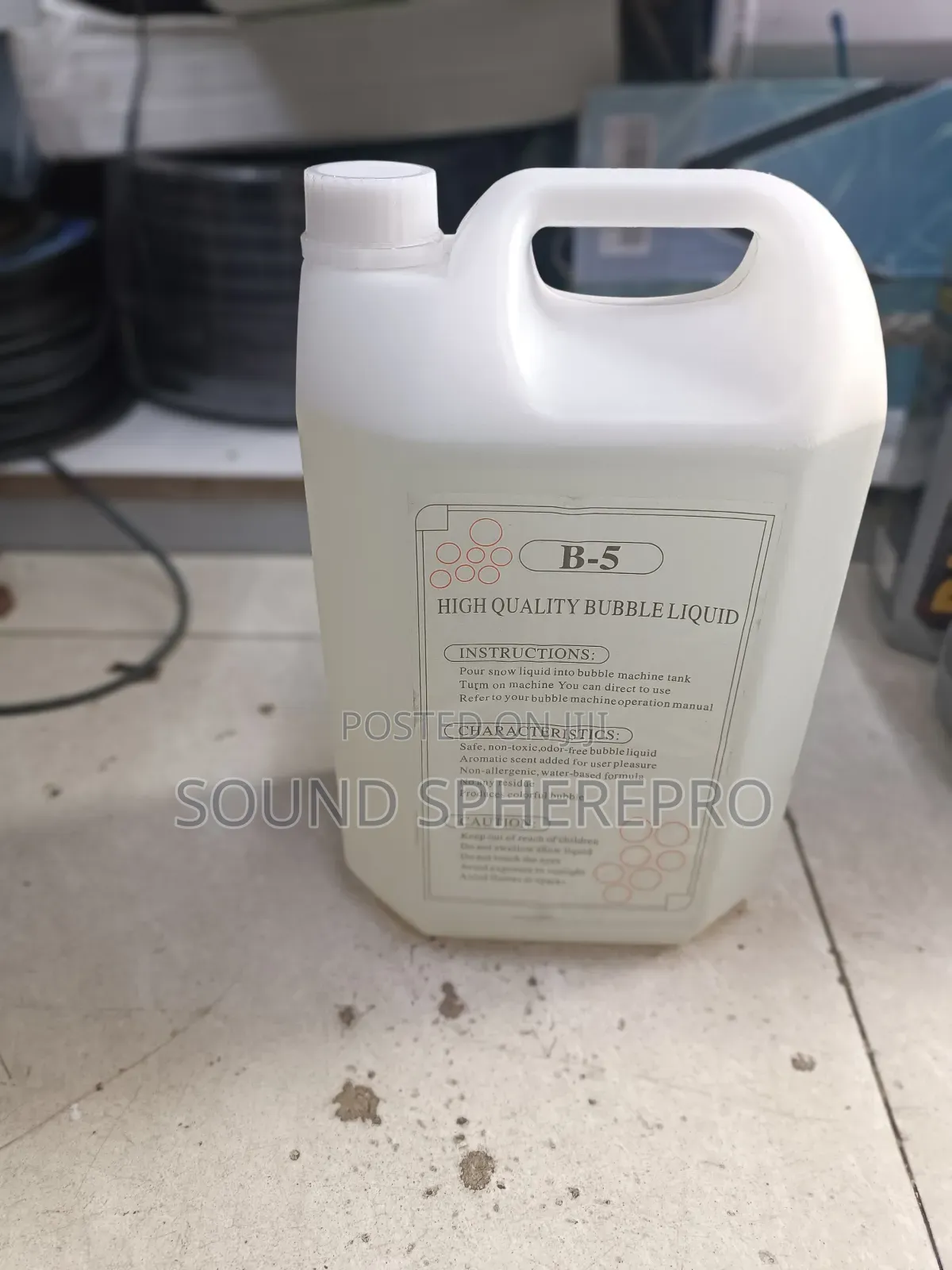 B-5 Bubble Liquid 5 Liters
