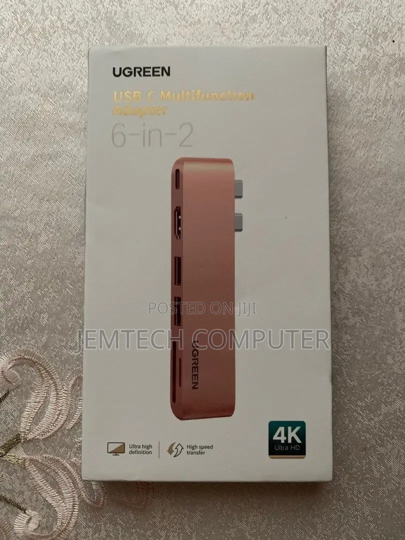 ~Ugreen 6-in-2 USB-C Multifunction Adapter - CM380 Dual USB`