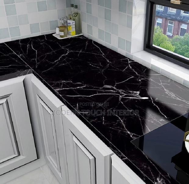 Marble Black Contact Wallpaper