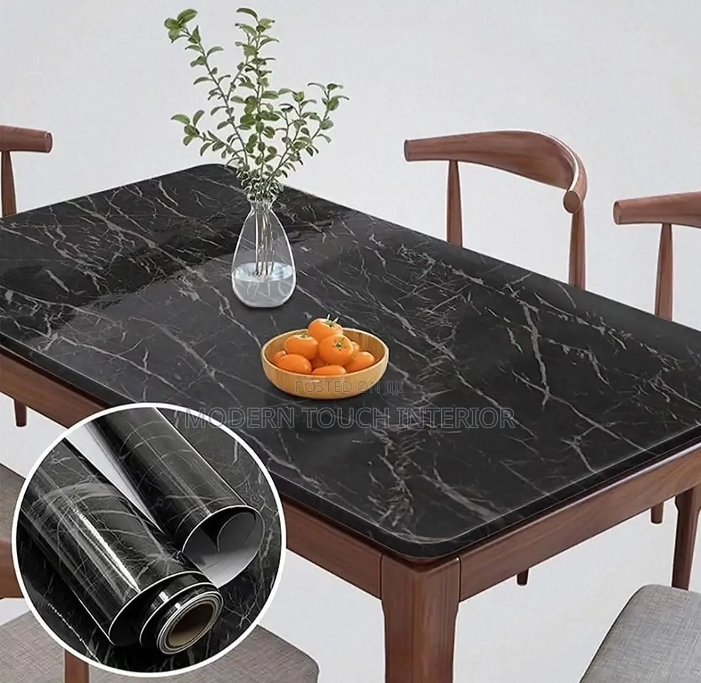 Marble Black Wallpaper-Ideal for Kitchen Counter Tops