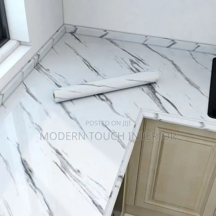 White Marble Contact Paper