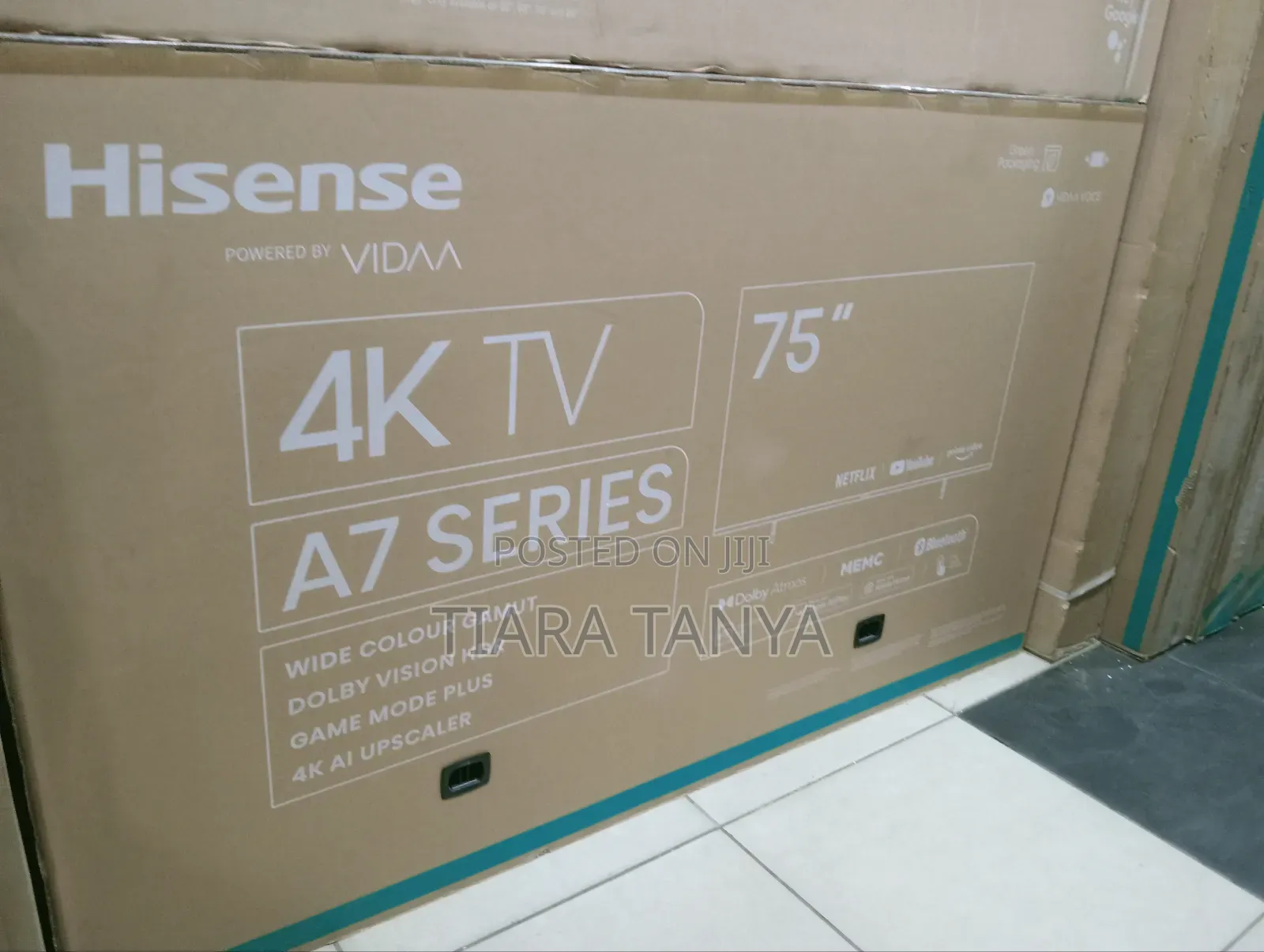 Hisense 75" A7 Smart Frameless Tv