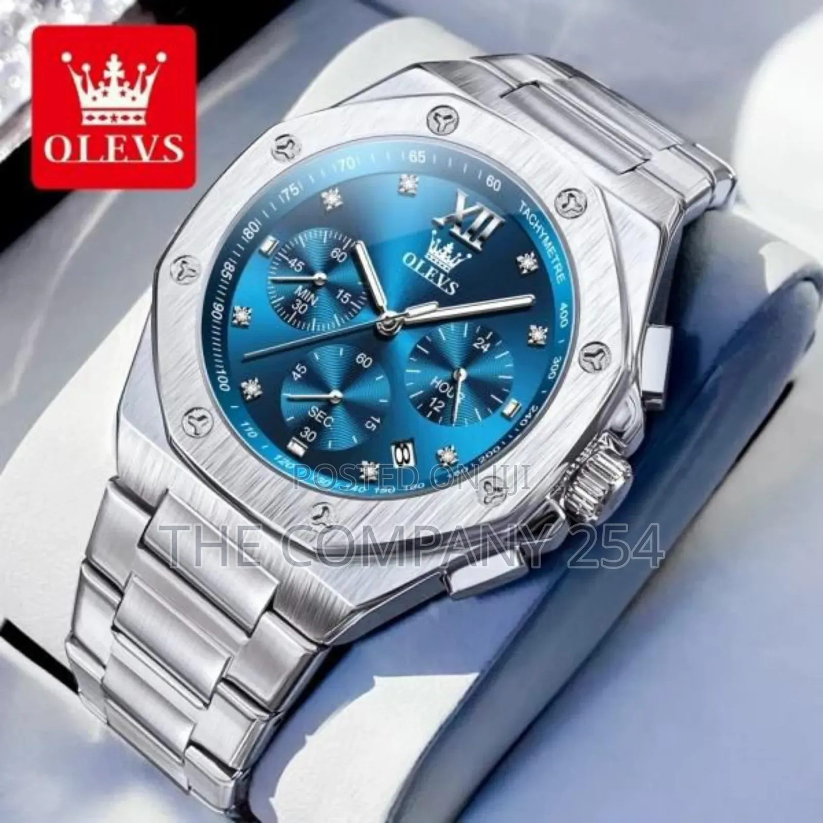 New  Olevs Chronograph Men Watch Kes 3500 Ful