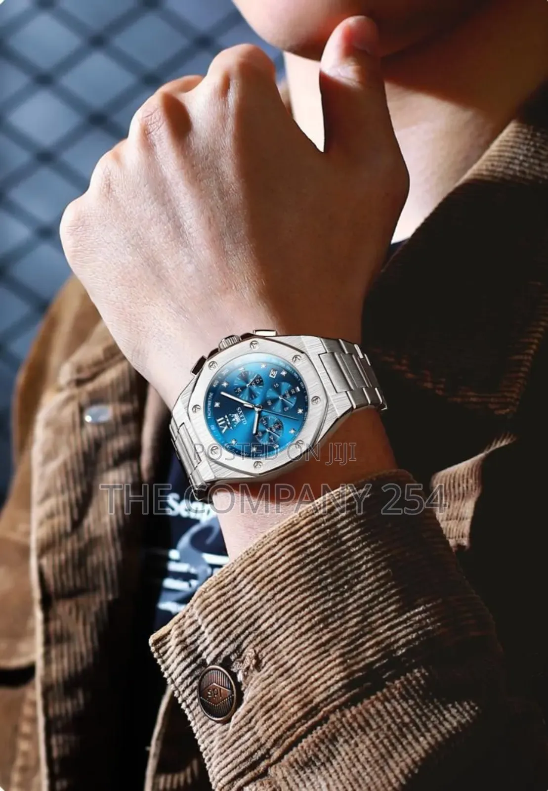 New  Olevs Chronograph Men Watch Kes 3500 Ful
