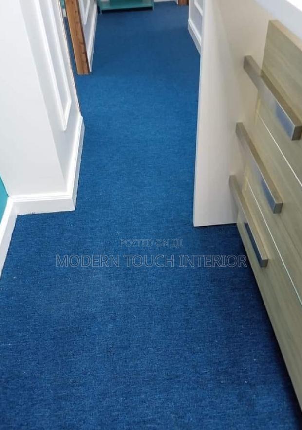 High Quality Blue Delta Wall to Wall Carpet