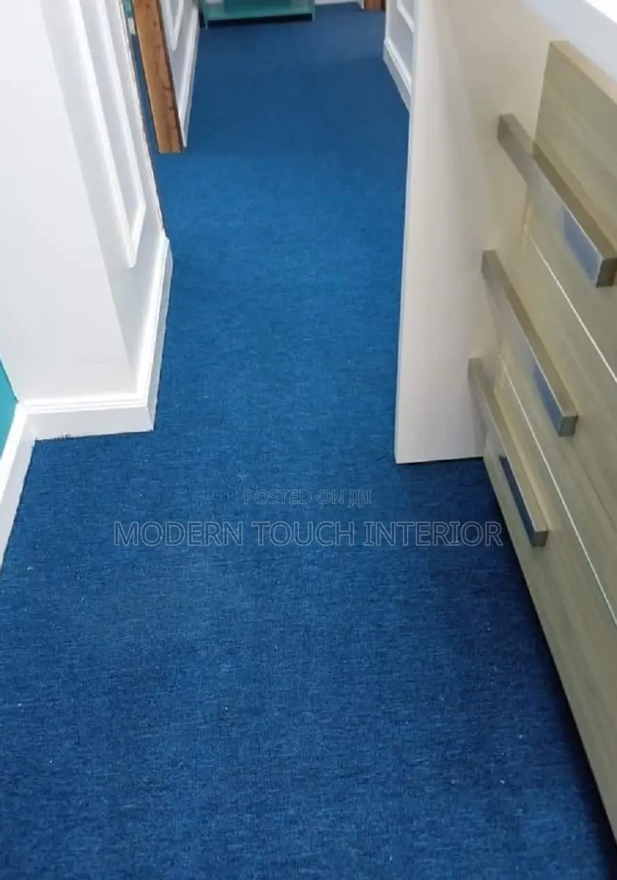 High Quality Blue Delta Wall to Wall Carpet