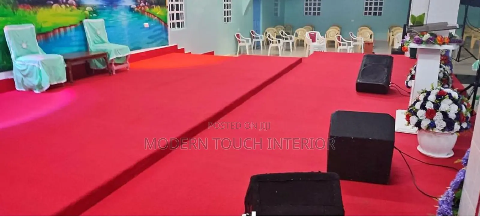 Church Red Delta Carpet