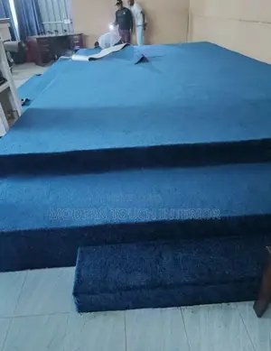 Blue Wall to Wall Carpet