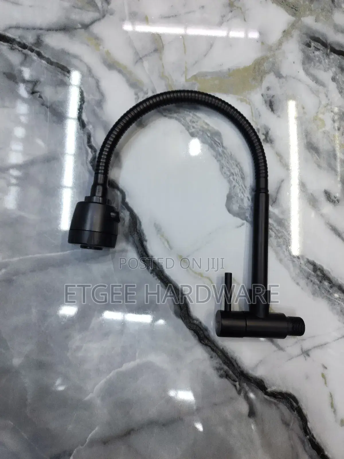 Black Wall Kitchen Tap