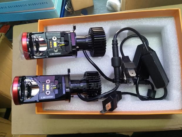 H4 Mini Bi-Led Headlight Projector Bulbs - main view