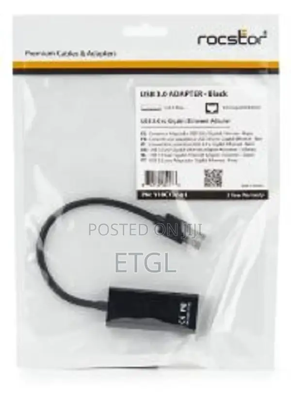USB 3.0 To RJ45 Gigabit Ethernet Adapter