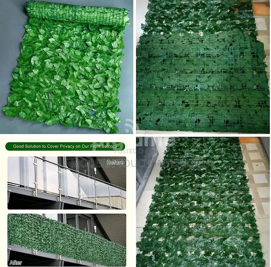Ivy Artificial Privacy Balcony Fence