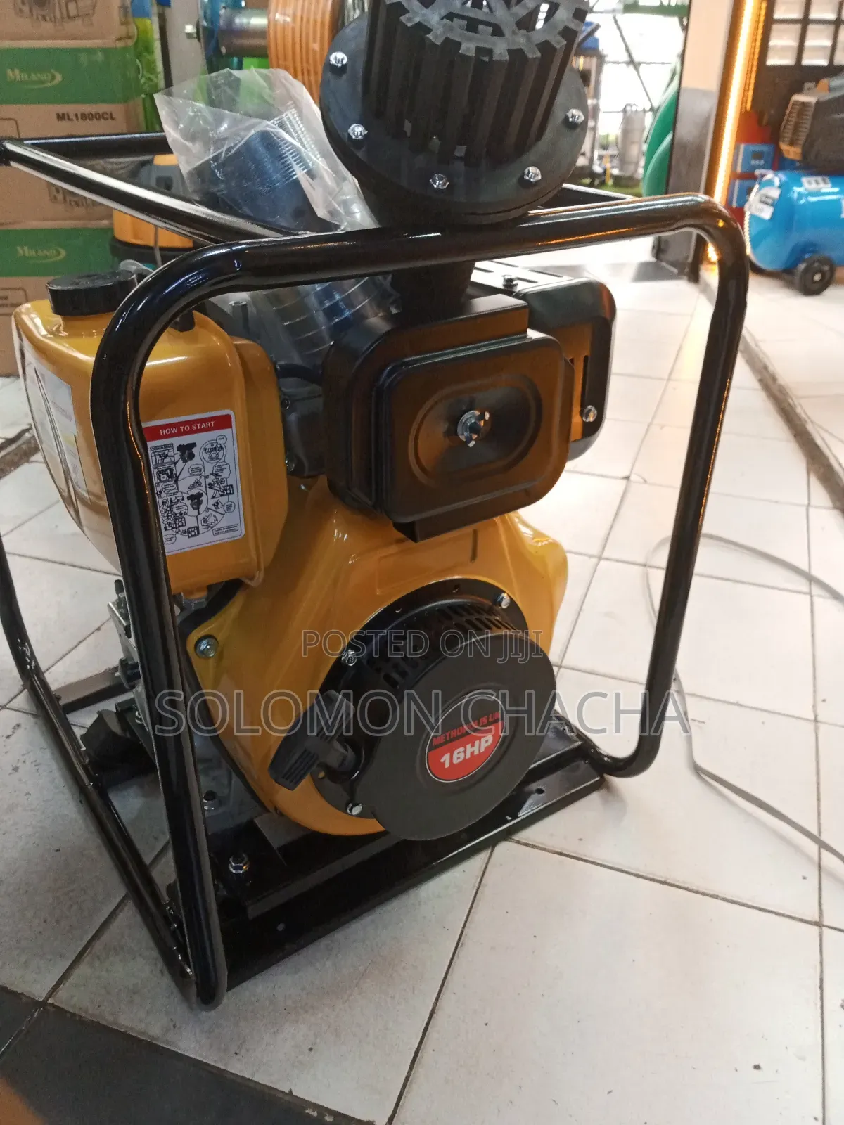 Metropolis Uk 3inch 16hp Deisel Water Pump 100m