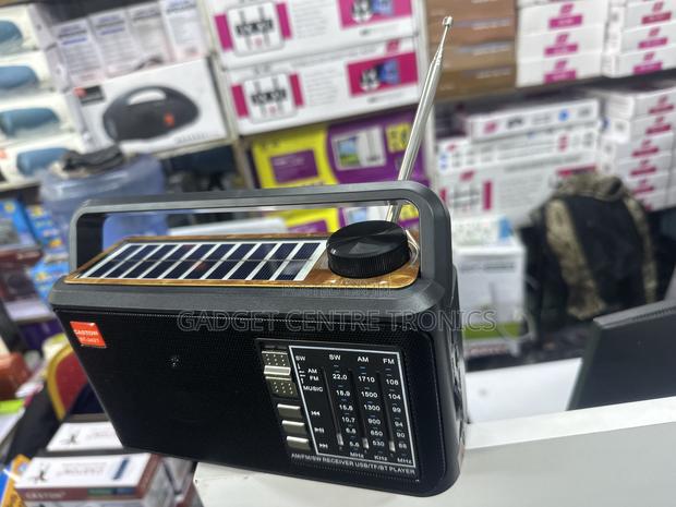 Rechargeable Fm Radio With Solar Charge