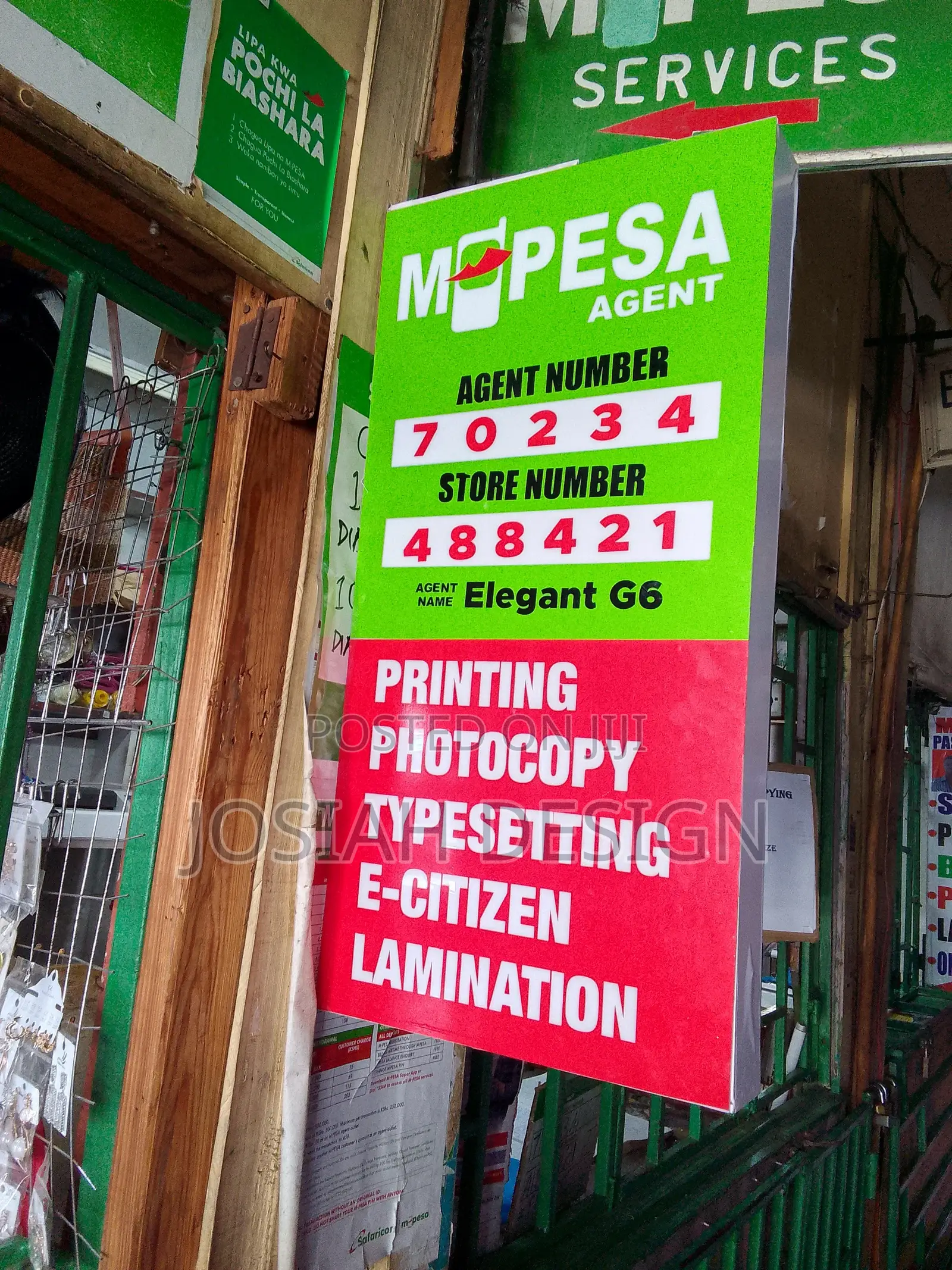 Mpesa Signage | Light Box Banner Mounting