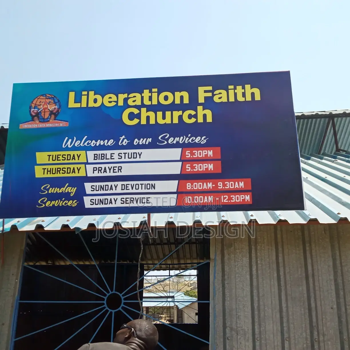 Mpesa Signage | Light Box Banner Mounting