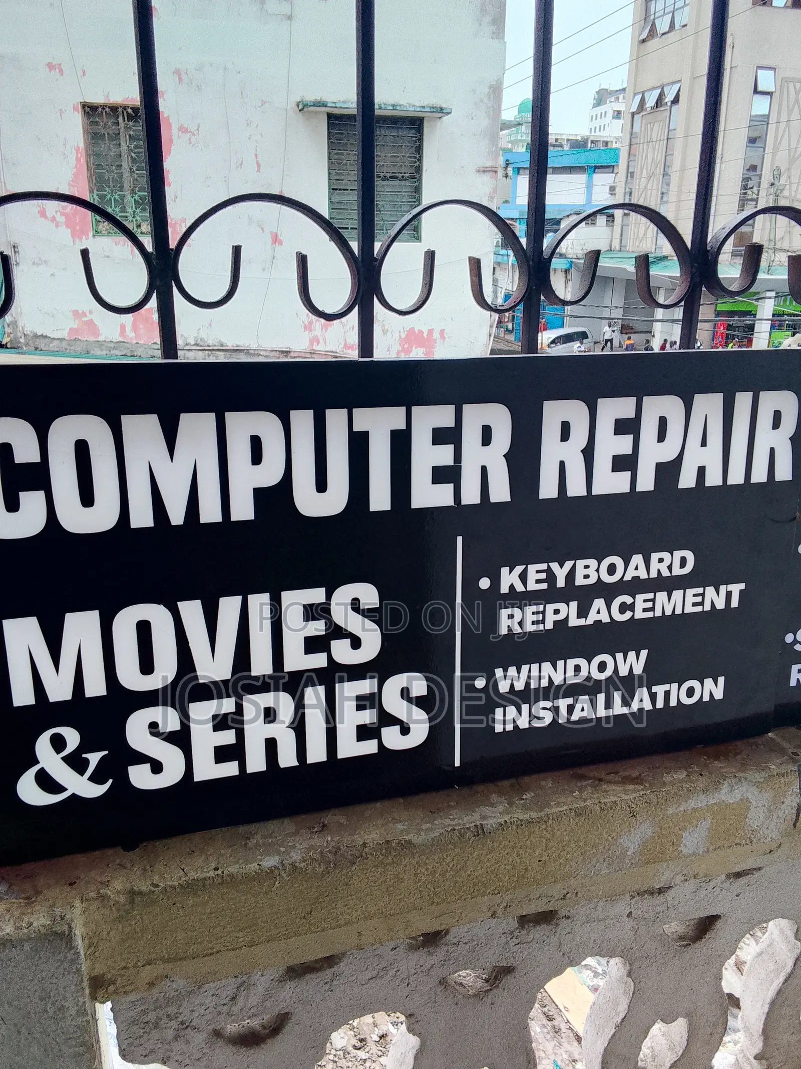 Mpesa Signage | Light Box Banner Mounting