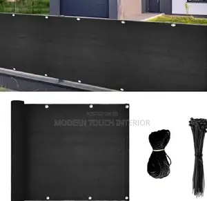 Black Balcony Privacy Shield