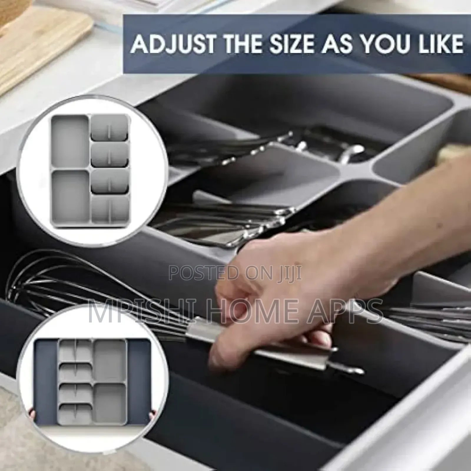 Expandable Cutlery/Gadgets Drawer Organizer