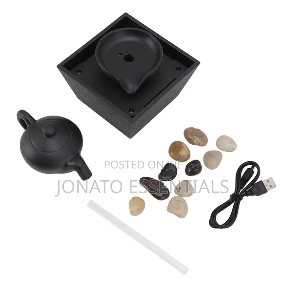 Tabletop Floating Teapot Water Fountain or Waterfall