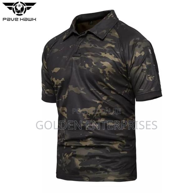 Tactical/Outdoor Chest Zip T-Shirt M-3xl - main view