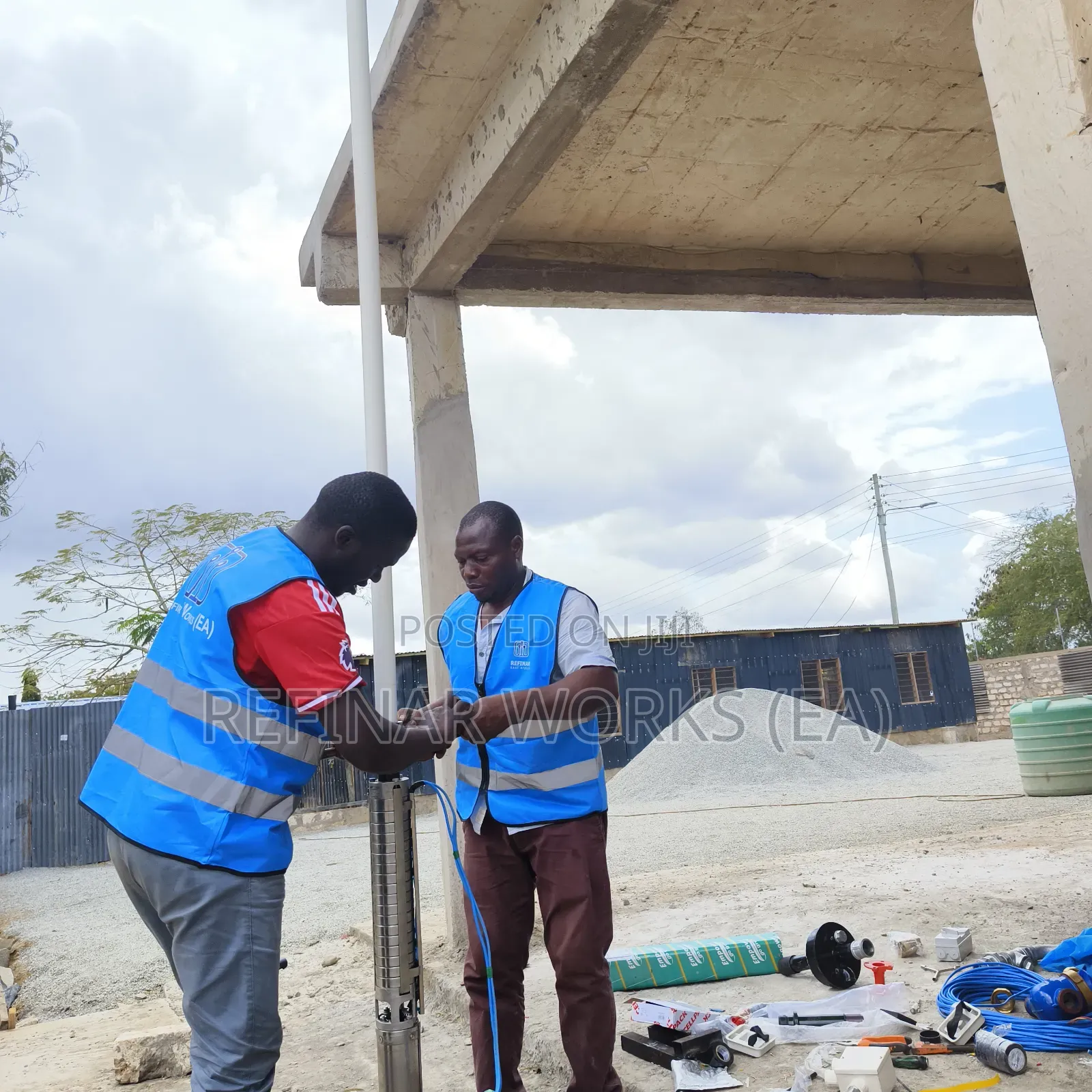 Borehole Pump Installation, Solar or Grid Pumping