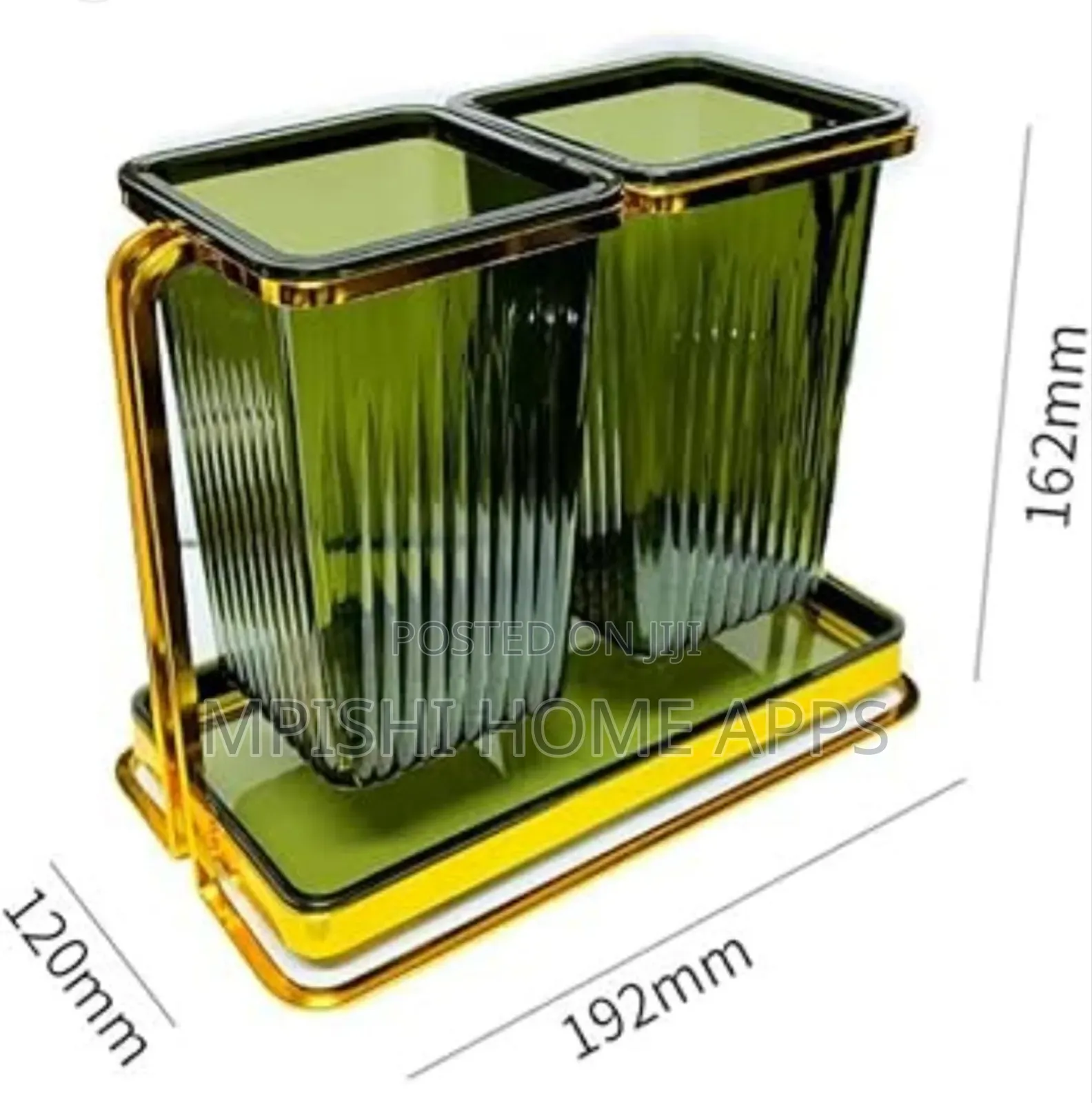 2 Slot Cutlery Drainer Stand