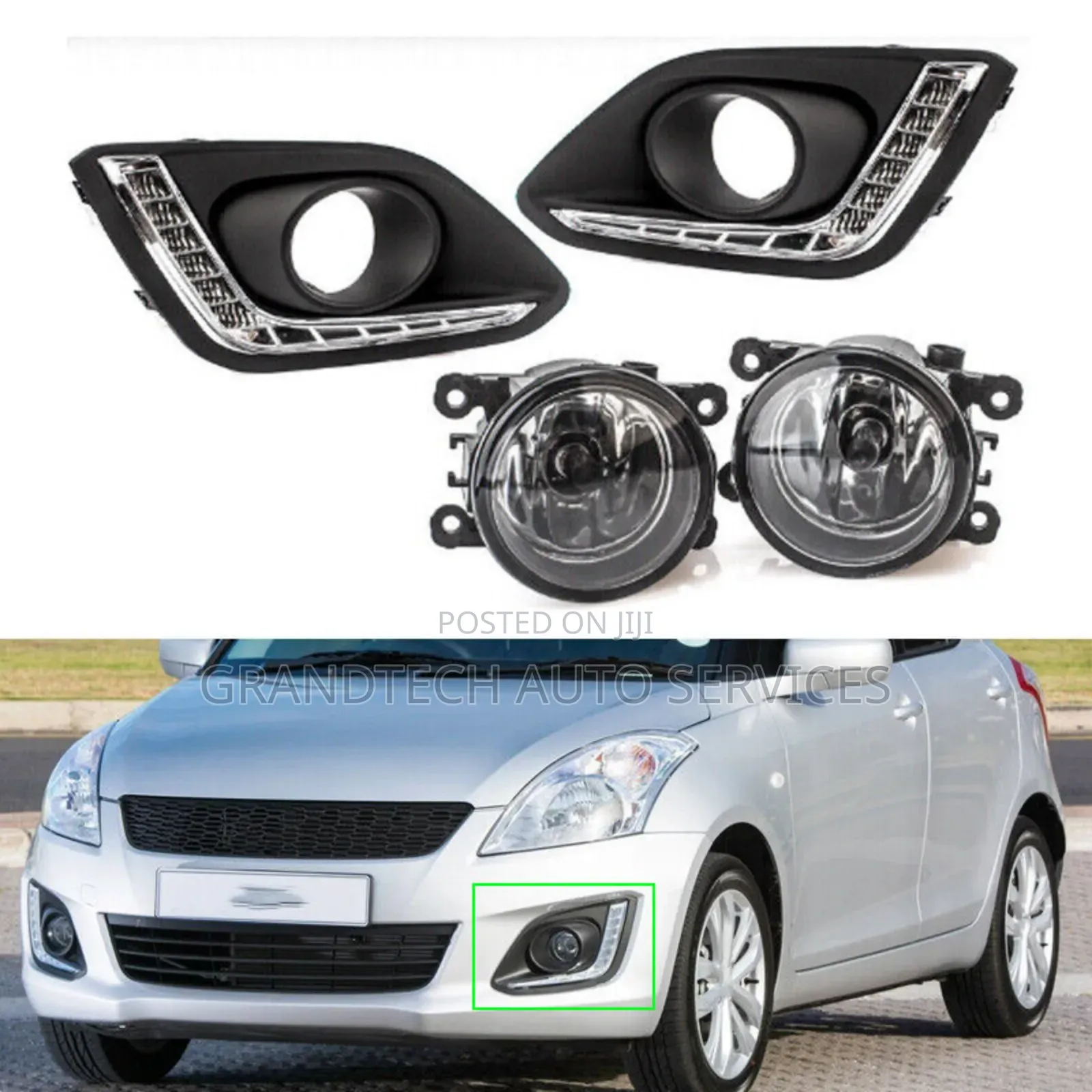 Lsuzuki Swift 2015-2016 Foglights Day Running Lights