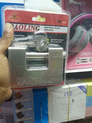 94mm Rectangular Boaling Top Security Padlock With 5keys