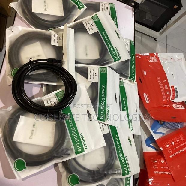 Ugreen Cat6 Utp Ethernet Cable 3m (Black) ~Cat6 Utp Ethernet - main view