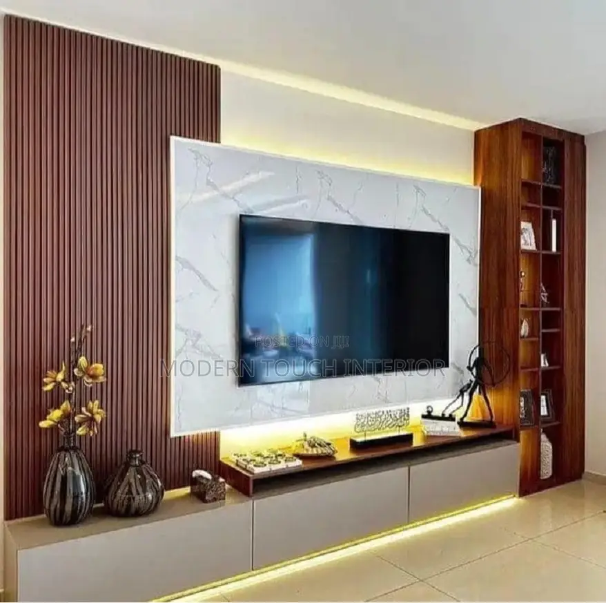 Brown WPC Fluted Wall Panels