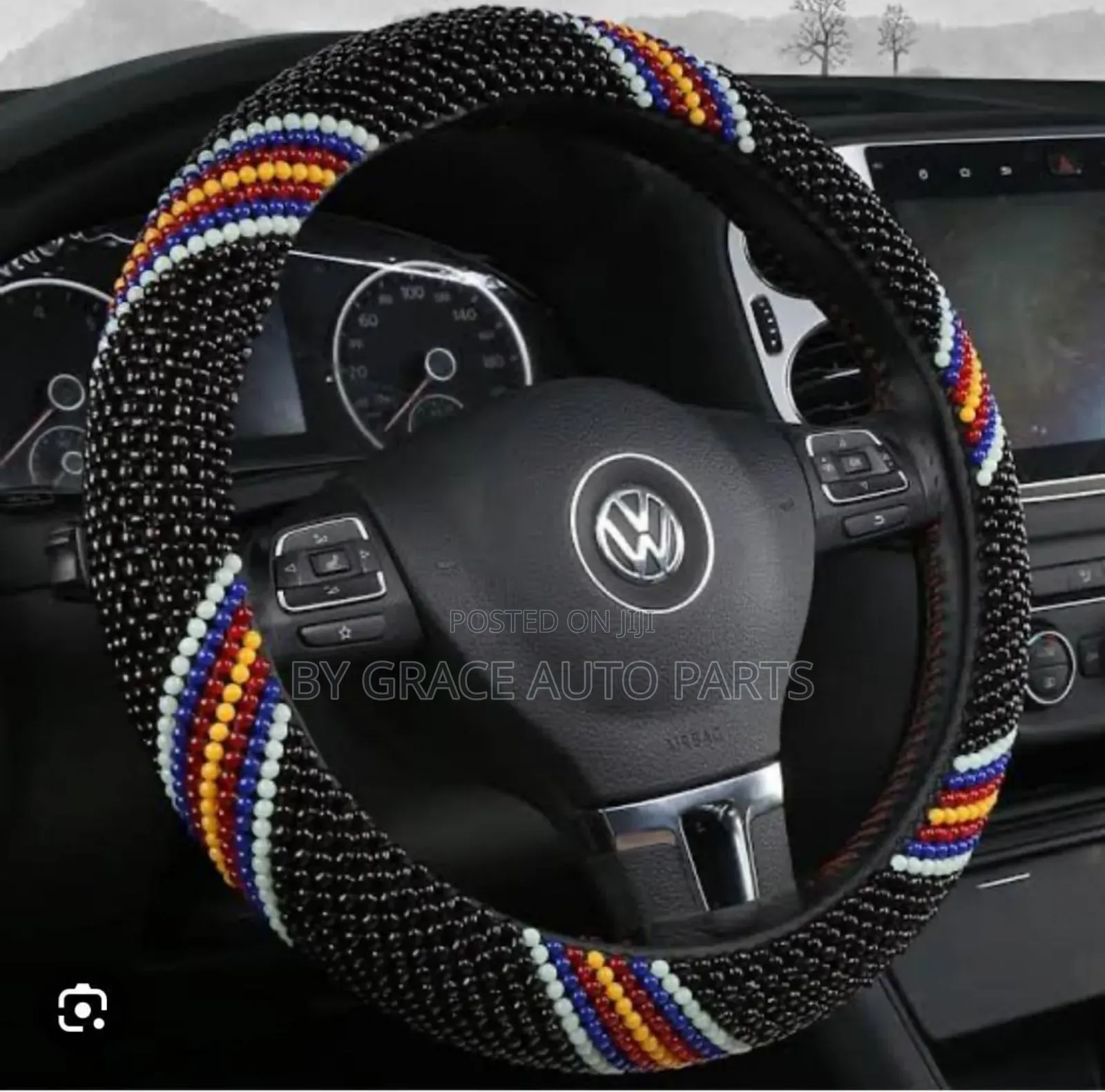 Smart Stearing Covers With Beads
