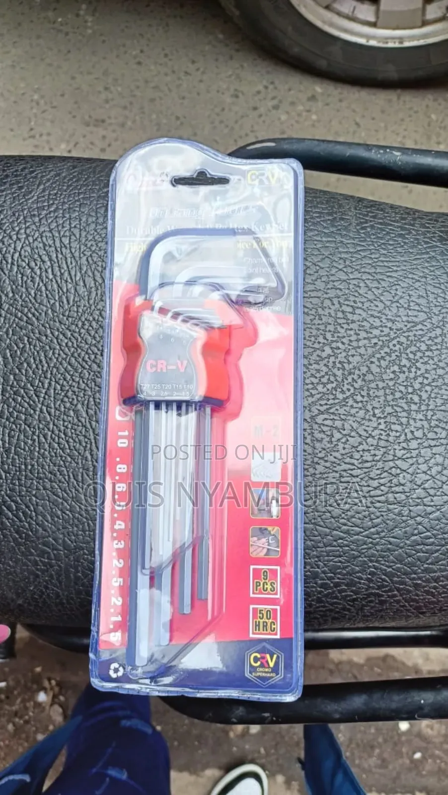 Chrome Allan Keys 9pcs