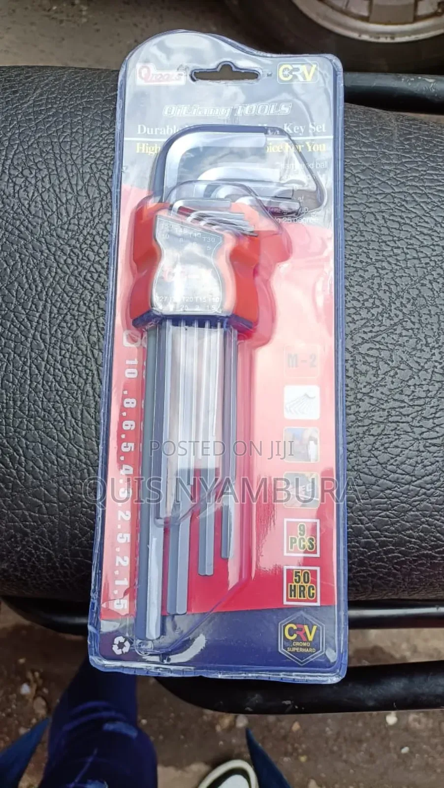 Chrome Allan Keys 9pieces