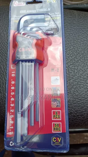Chrome Allan Keys 9pieces