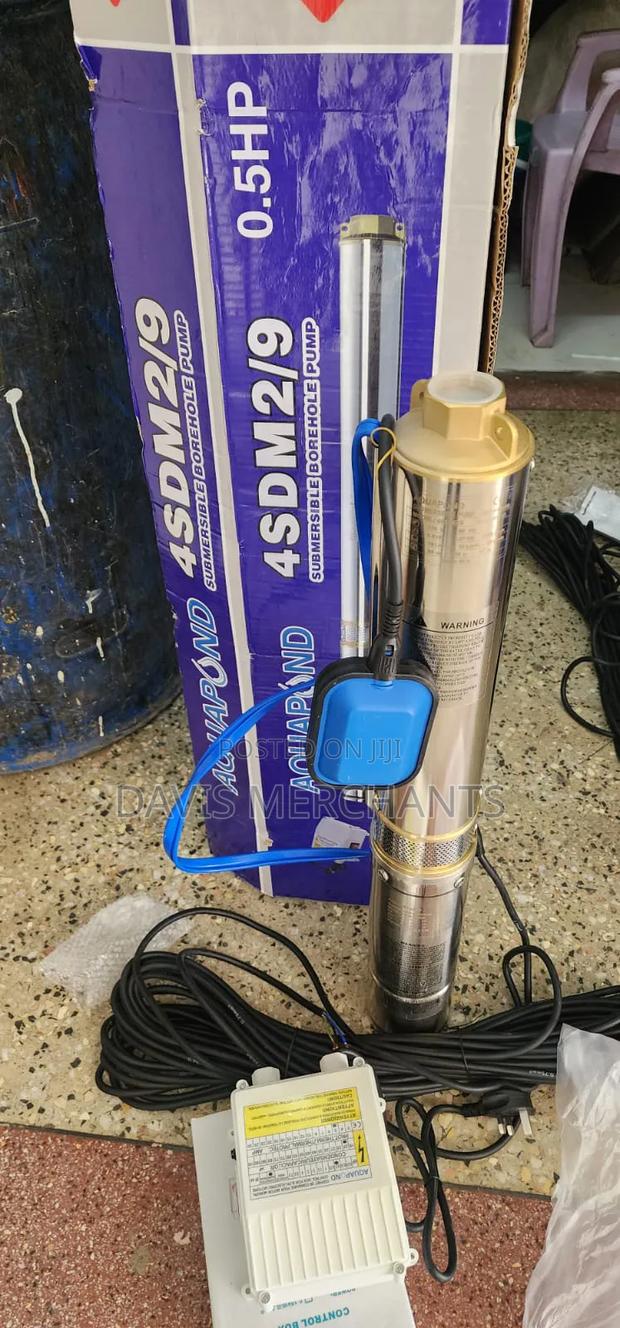 New 0.5hp Submersile Pump With Float Switch and Control Box