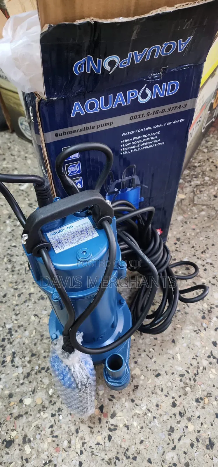 Quality 1hp Submersile Water Pump