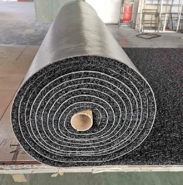 BLACK PVC Spaghetti Carpets