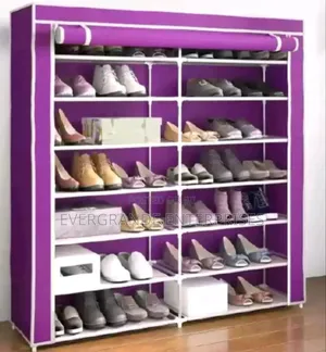 Shoe Rack, Double Shoe Rack With 36 Pairs