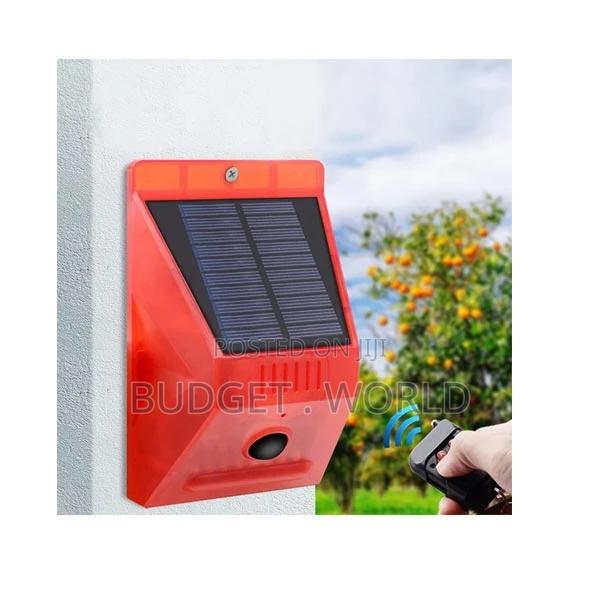 Solar Alarm Lamp With Remote Animal Theft Deterrent Repeller