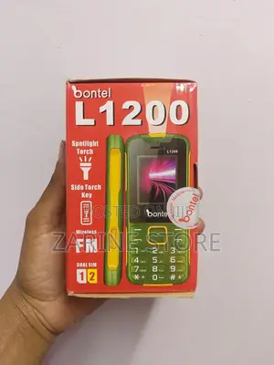 L1200 Button Phone With Spot Light, Wireless FM, Dual Sim