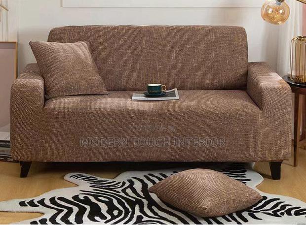 Brown Sofa Cover (3 Seater)