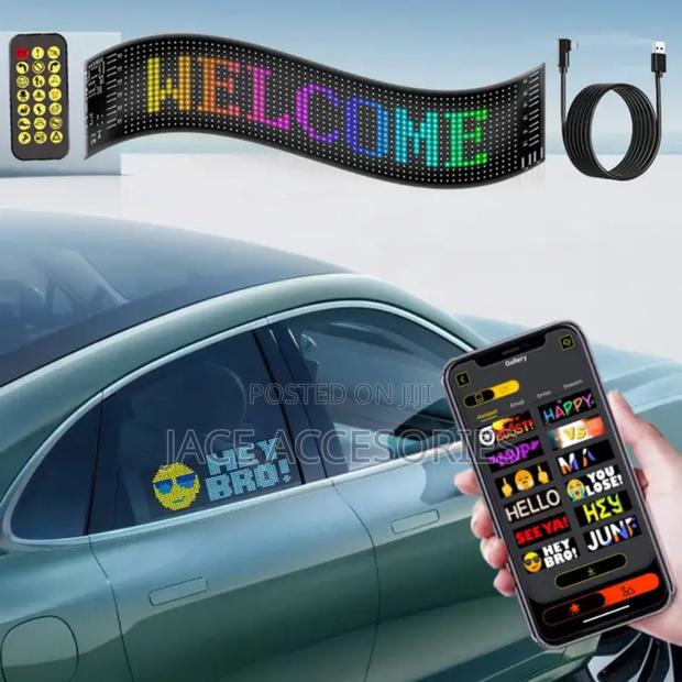 Led Matrix Panel 60cm Bluetooth Display Advertising Sighn